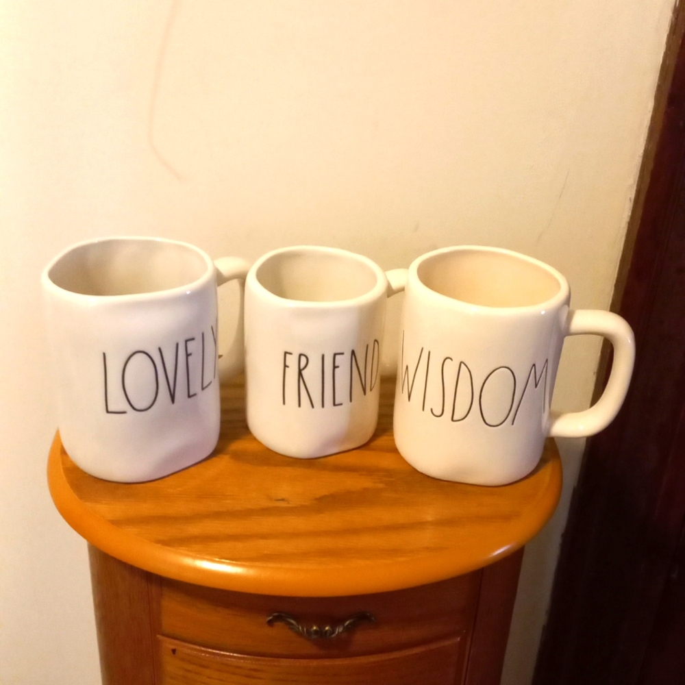 3 Rae Dunn Mugs